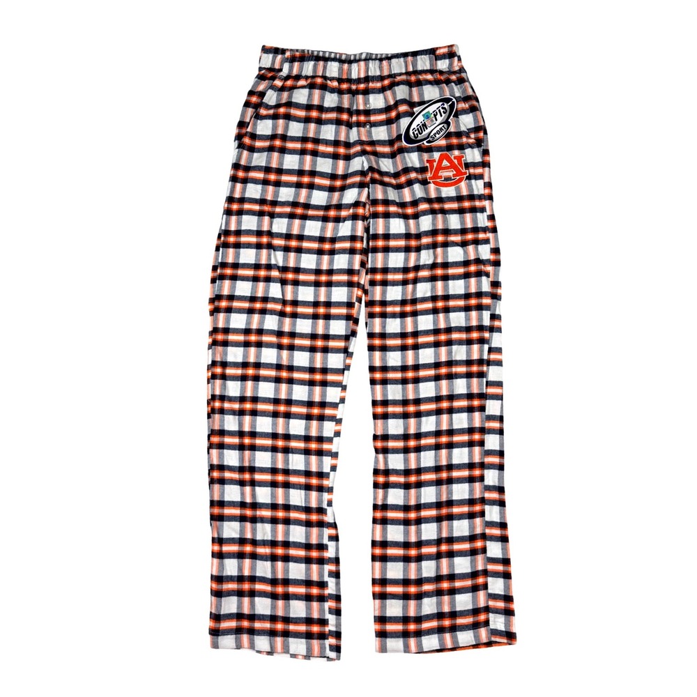 Concepts Sport Auburn Tigers Pajama Pants Mens S White Plaid NEW NCAA Lounge